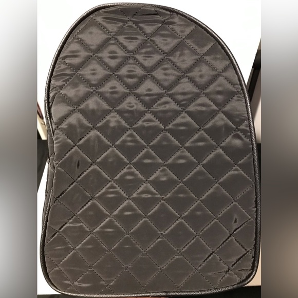 Vintage Womens DSW QUILTED WEEKENDER Duffle Bag Black Limited Tote Kors Coach Lv - Picture 9 of 16